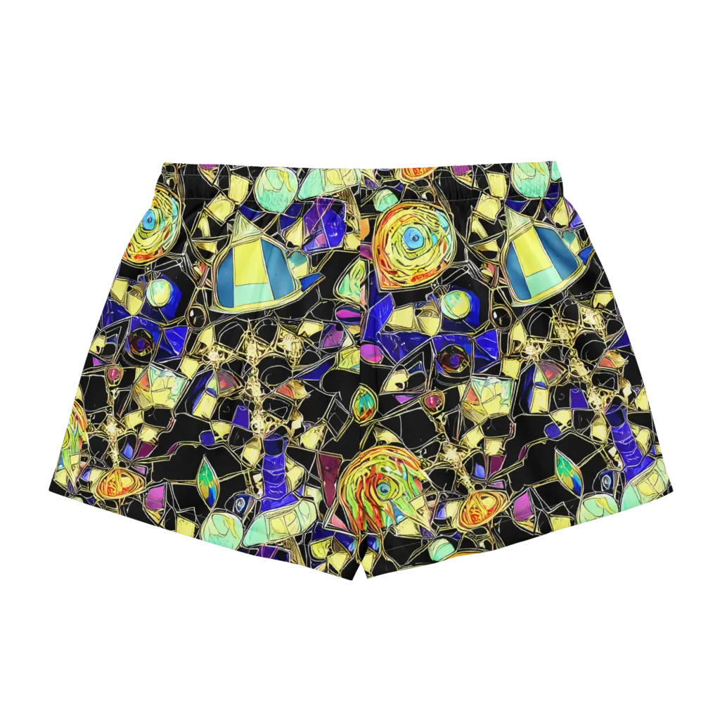 Electric Mineral on Women's Pajama Shorts — Back