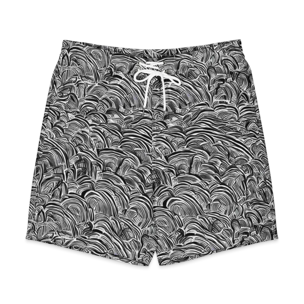 Blackwave Botanica on Men's Board Shorts — Front