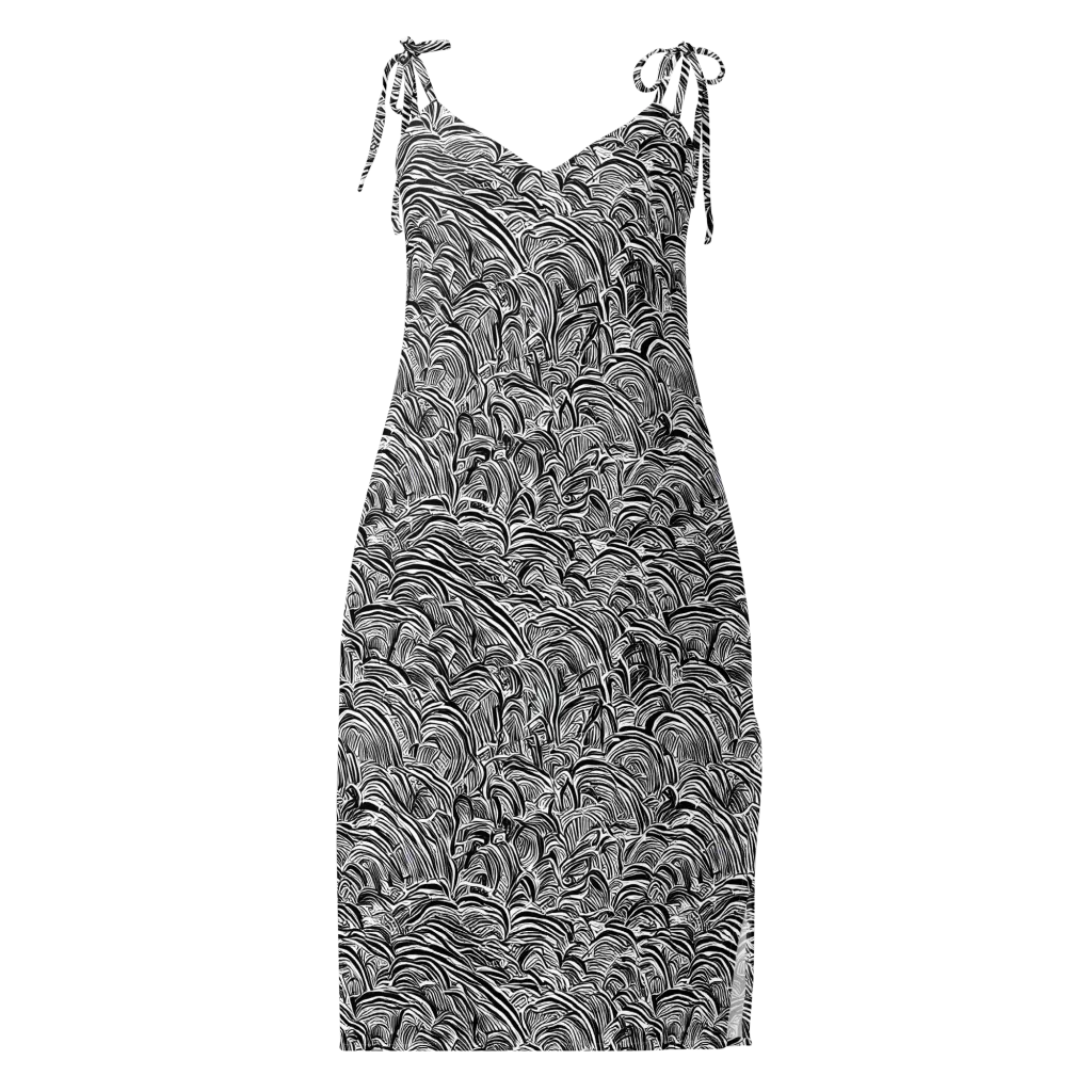 Blackwave Botanica on Slip Dress — Front