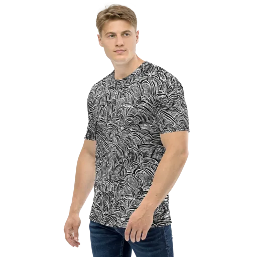 Blackwave Botanica on a Men's Crew Neck T-Shirt