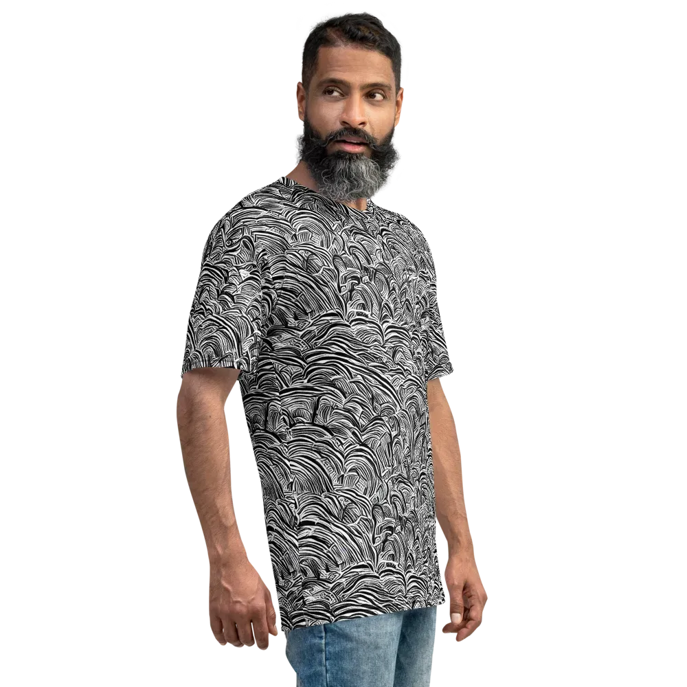 Blackwave Botanica on Men's Crew Neck T-Shirt — Right