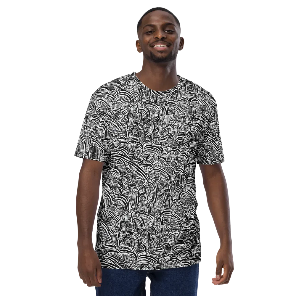 Blackwave Botanica on Men's Crew Neck T-Shirt — Front
