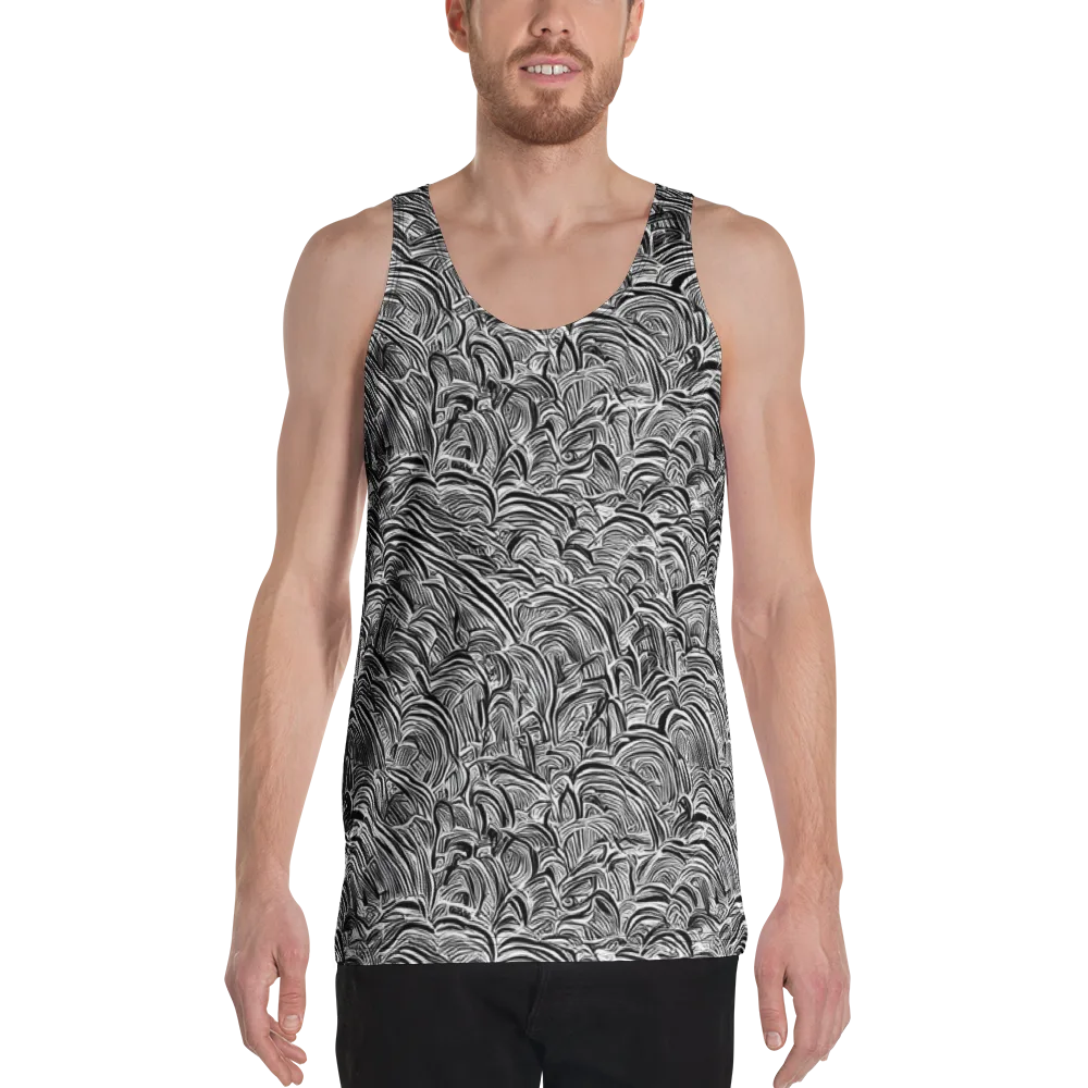 Blackwave Botanica on Men's Tank Top — Front