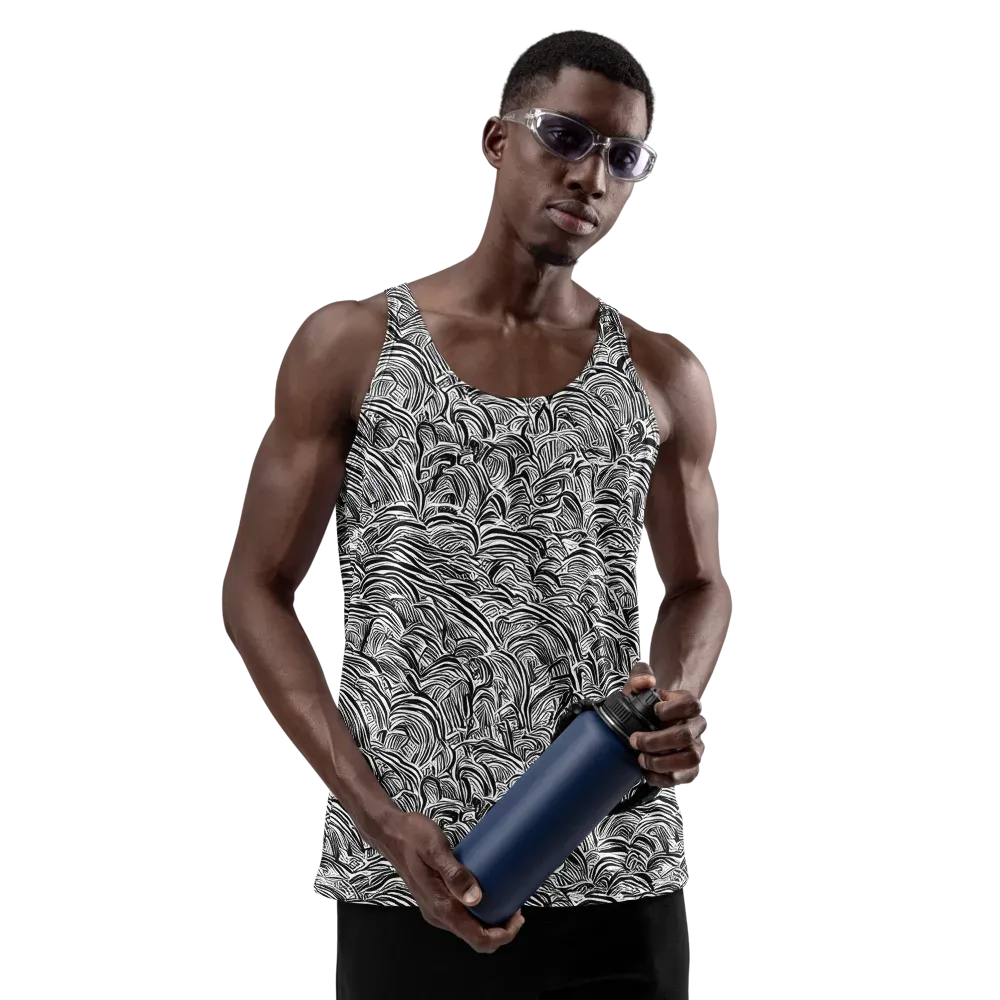 Blackwave Botanica on Men's Tank Top — Front