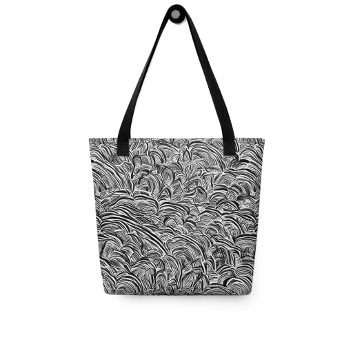 Blackwave Botanica on a Tote Bag