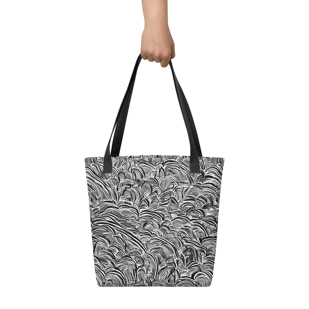 Blackwave Botanica on Tote Bag — Front