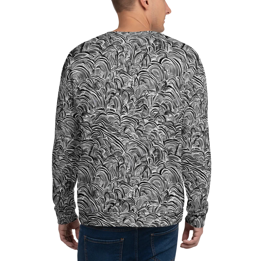 Blackwave Botanica on Sweatshirt — Back