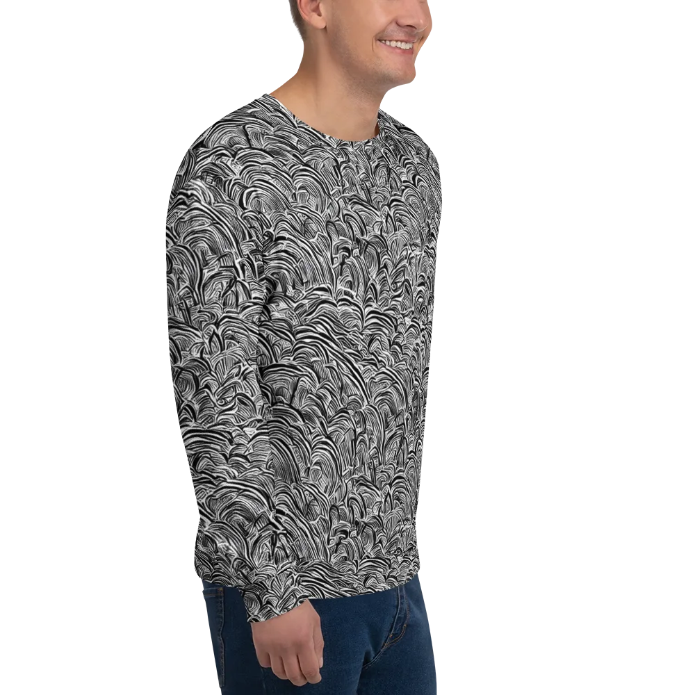 Blackwave Botanica on Sweatshirt — Right Front