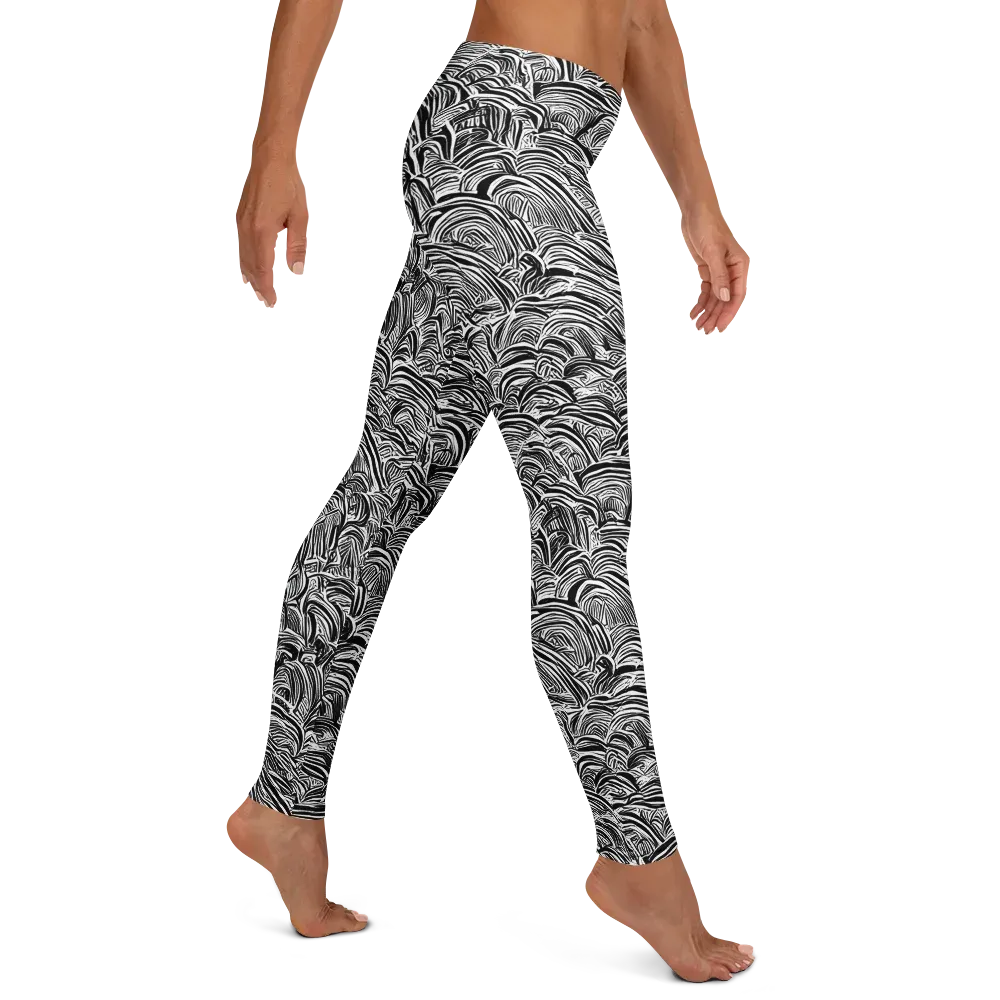 Blackwave Botanica on Leggings — Right