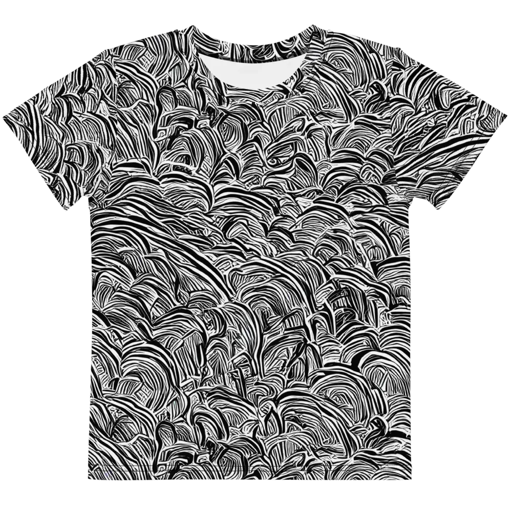 Blackwave Botanica on Kids Crew Neck T-Shirt — Front