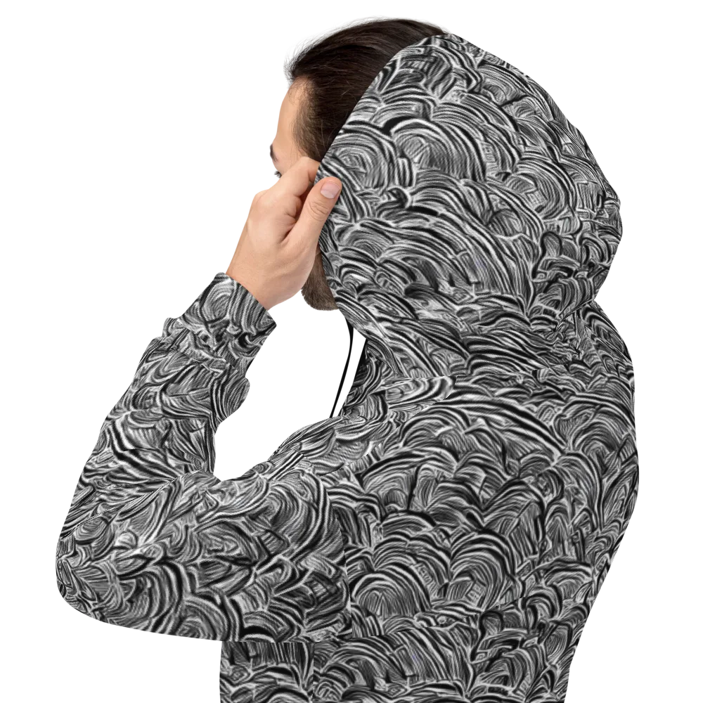 Blackwave Botanica on Hoodie — Back