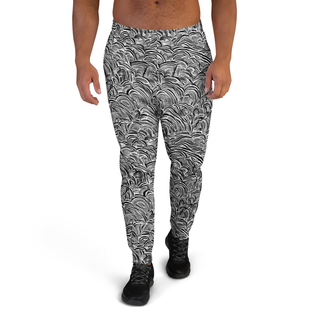 Blackwave Botanica on Men's Joggers — Front