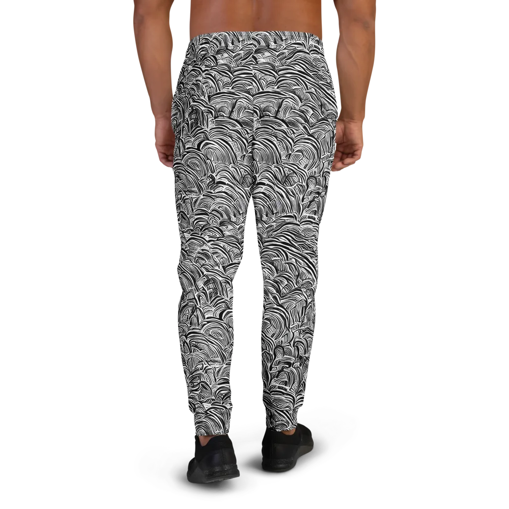 Blackwave Botanica on Men's Joggers — Back