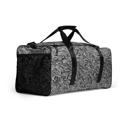 Blackwave Botanica on a Duffle Bag