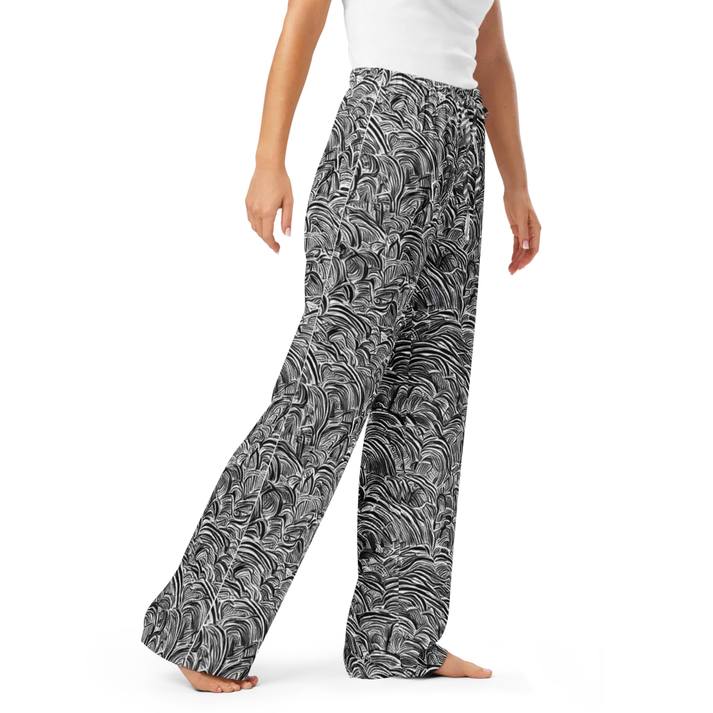 Blackwave Botanica on Women's Pajama Pants — Right Front