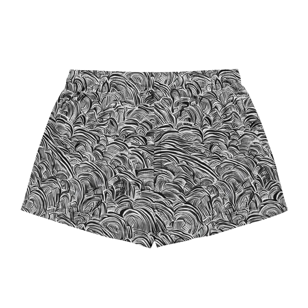 Blackwave Botanica on Women's Pajama Shorts — Back