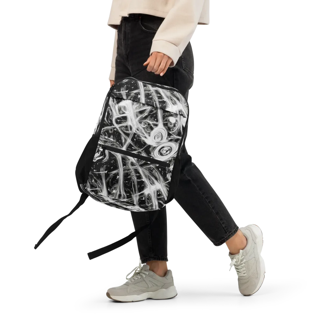 Monochrome Melt on Utility Backpack — Front