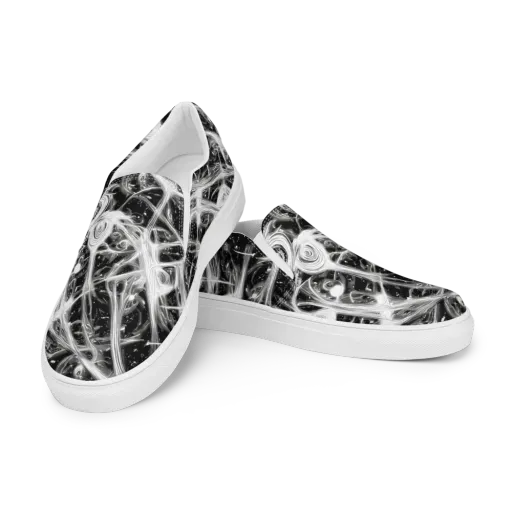Monochrome Melt on a Women's Slip-On Canvas Shoes