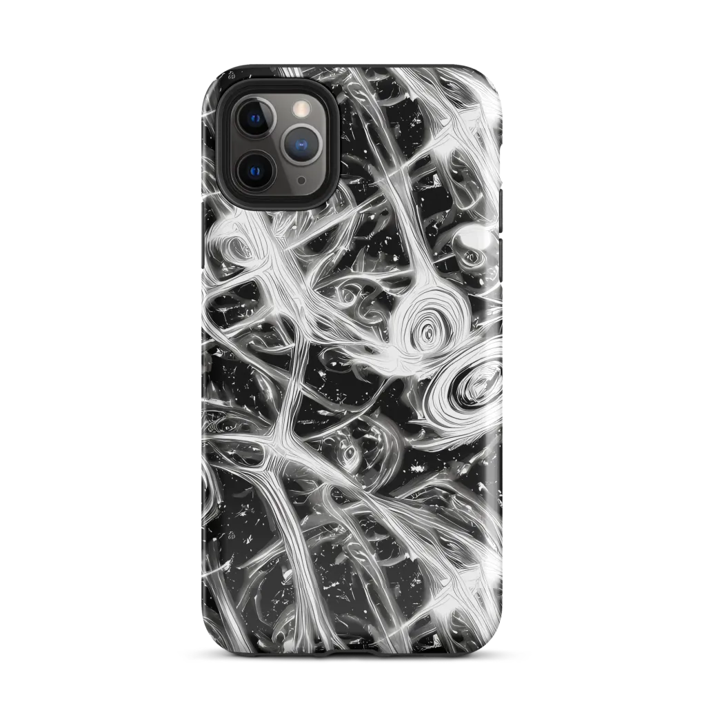 Monochrome Melt on Tough Case for iPhone® — Front