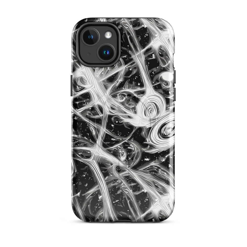 Monochrome Melt on MagSafe Tough Case for iPhone® — Front
