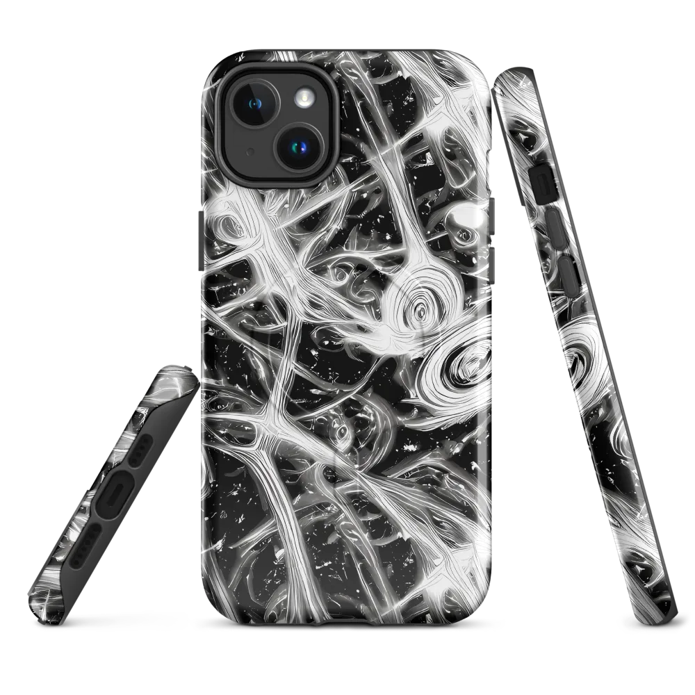 Monochrome Melt on MagSafe Tough Case for iPhone® — Front