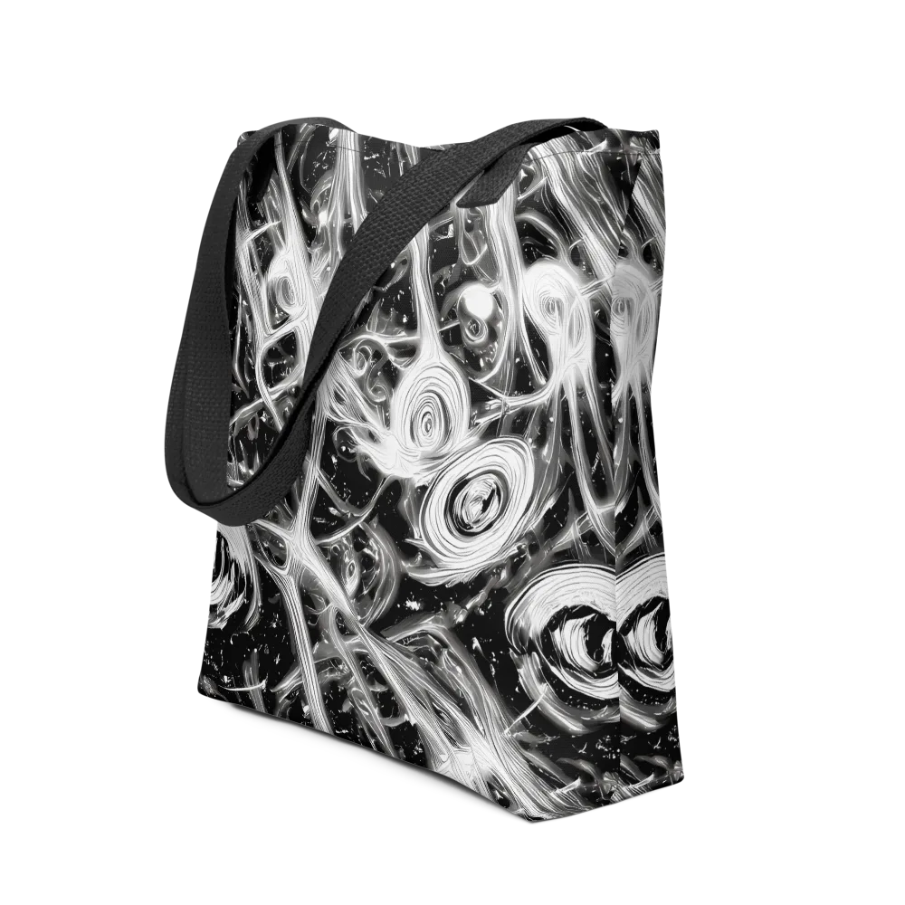 Monochrome Melt on Tote Bag — Front