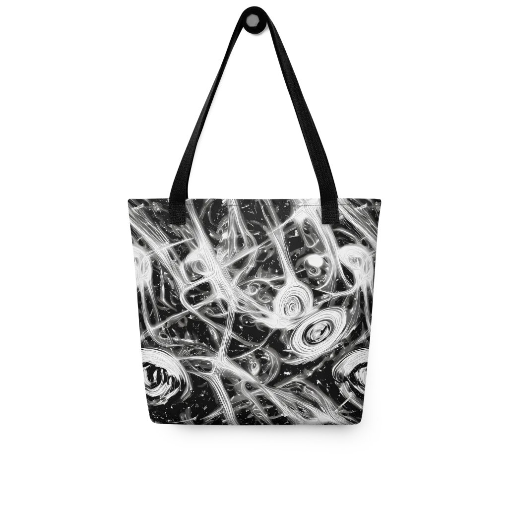 Monochrome Melt on Tote Bag — Front