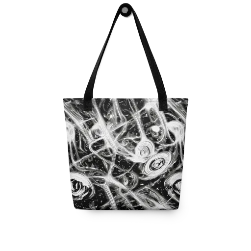 Monochrome Melt on a Tote Bag