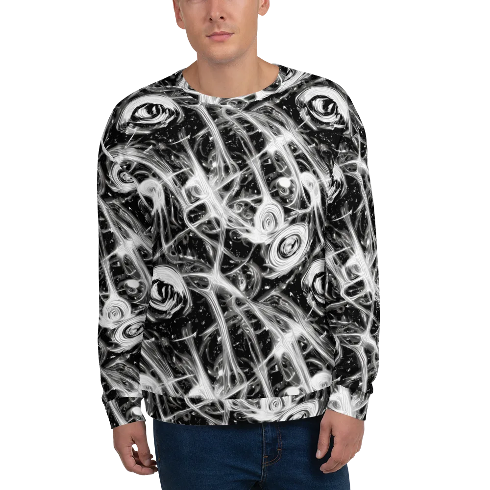 Monochrome Melt on Sweatshirt — Front