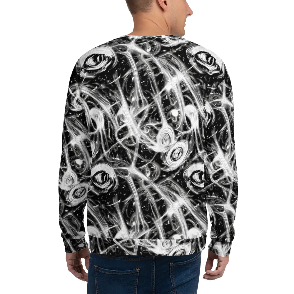 Monochrome Melt on Sweatshirt — Back