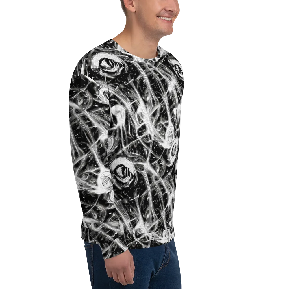 Monochrome Melt on Sweatshirt — Right Front