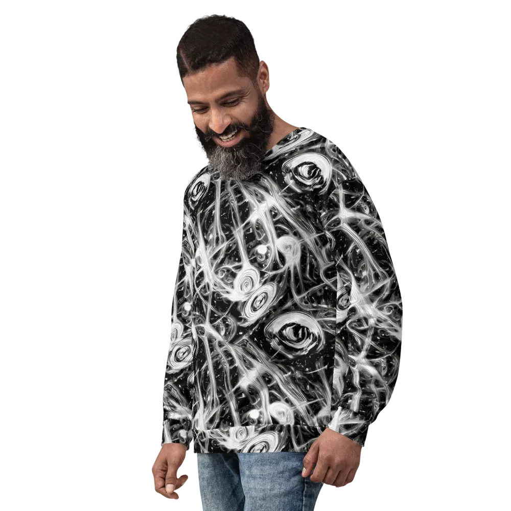 Monochrome Melt on Sweatshirt — Left Front