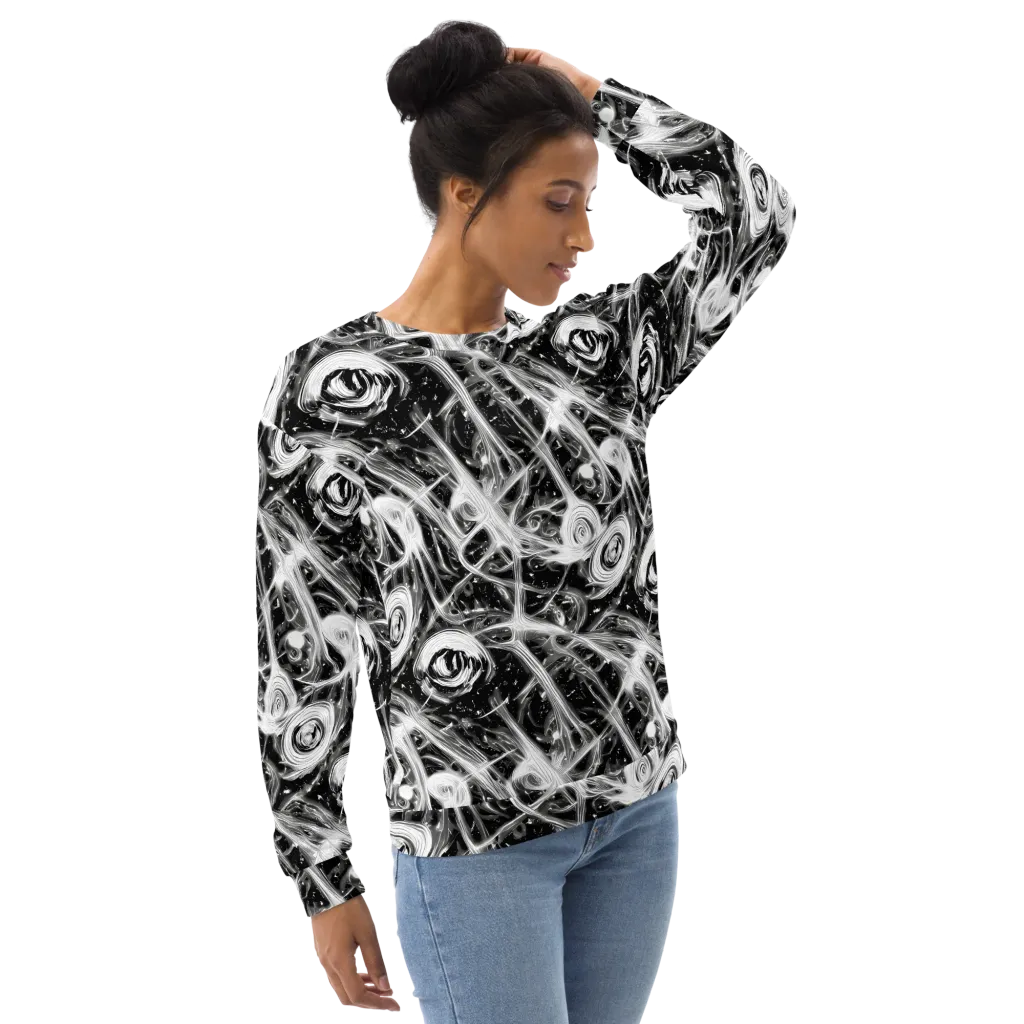 Monochrome Melt on Sweatshirt — Right Front