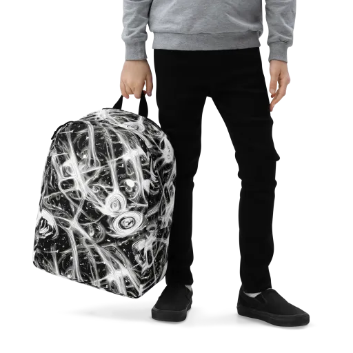 Monochrome Melt on a Minimalist Backpack