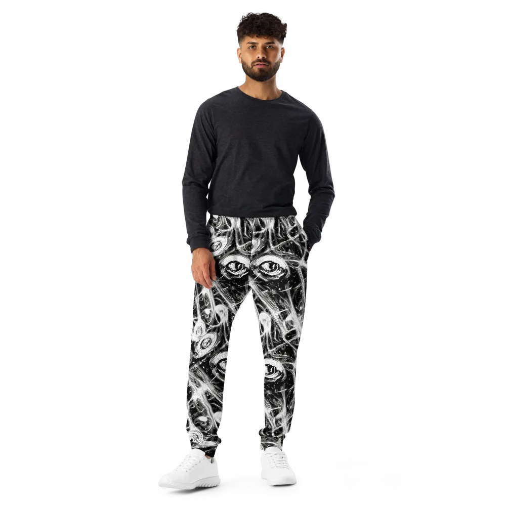 Monochrome Melt on Men's Joggers — Front