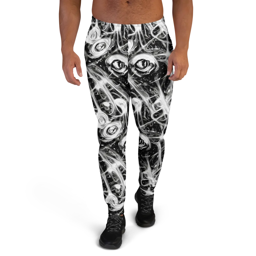 Monochrome Melt on Men's Joggers — Front