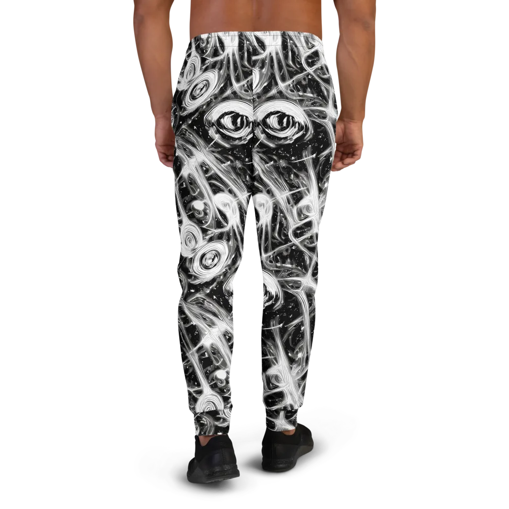 Monochrome Melt on Men's Joggers — Back
