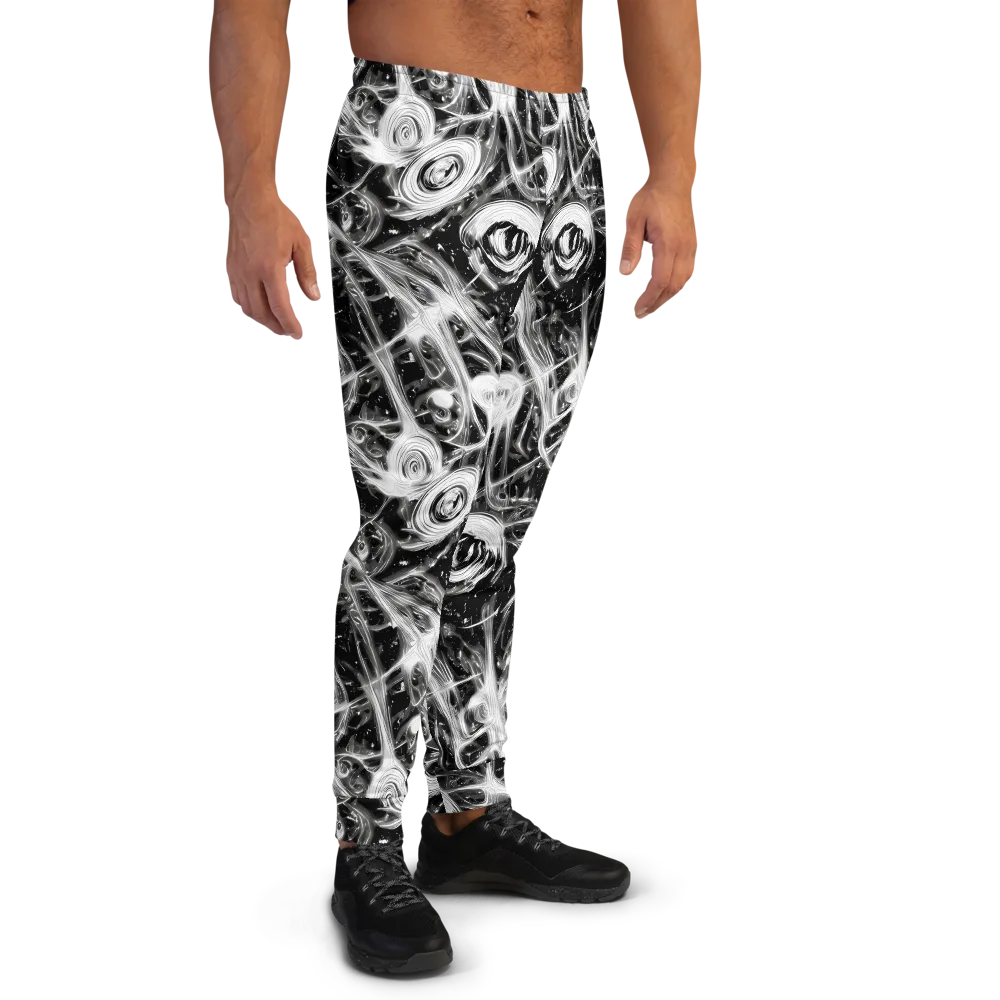 Monochrome Melt on Men's Joggers — Right