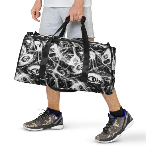 Monochrome Melt on a Duffle Bag