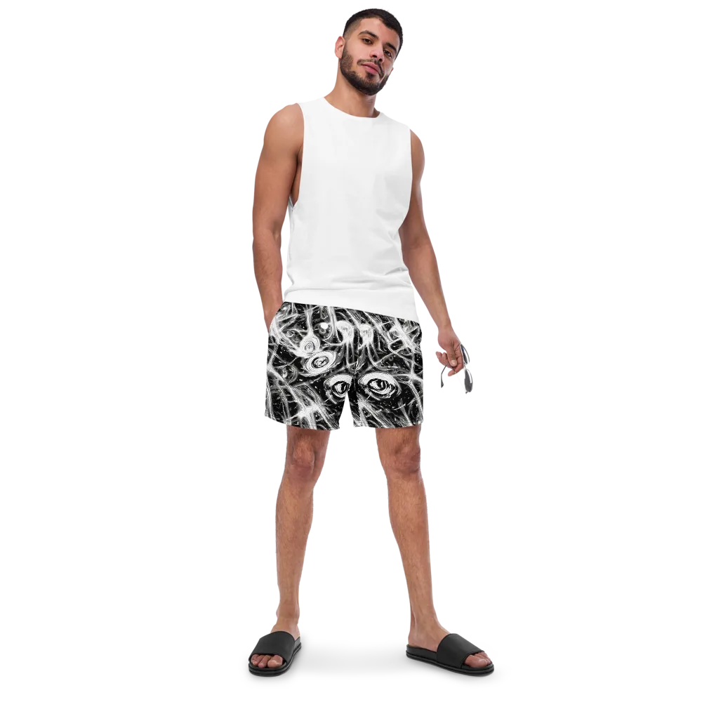 Monochrome Melt on Swim Trunks — Front