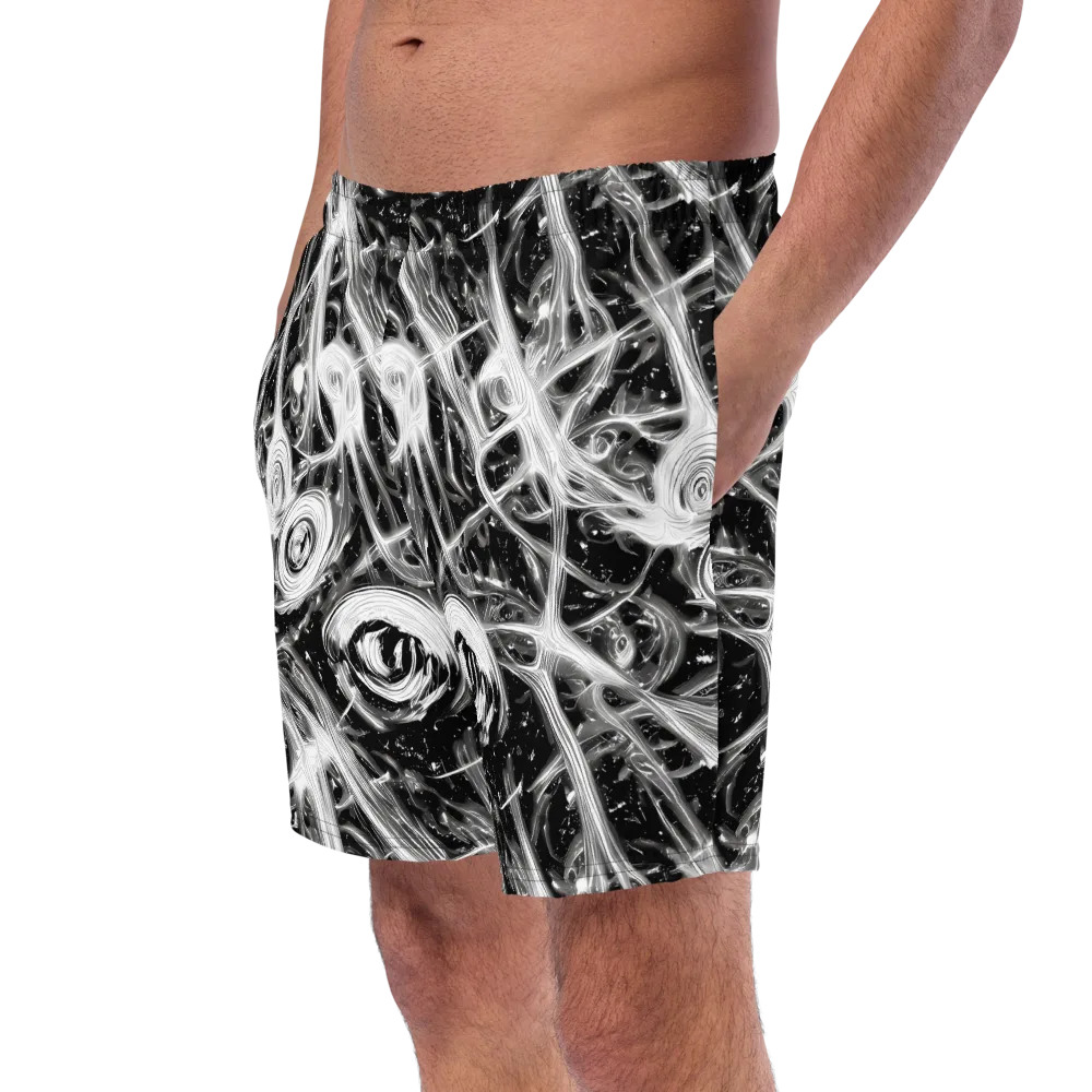 Monochrome Melt on Swim Trunks — Left Front