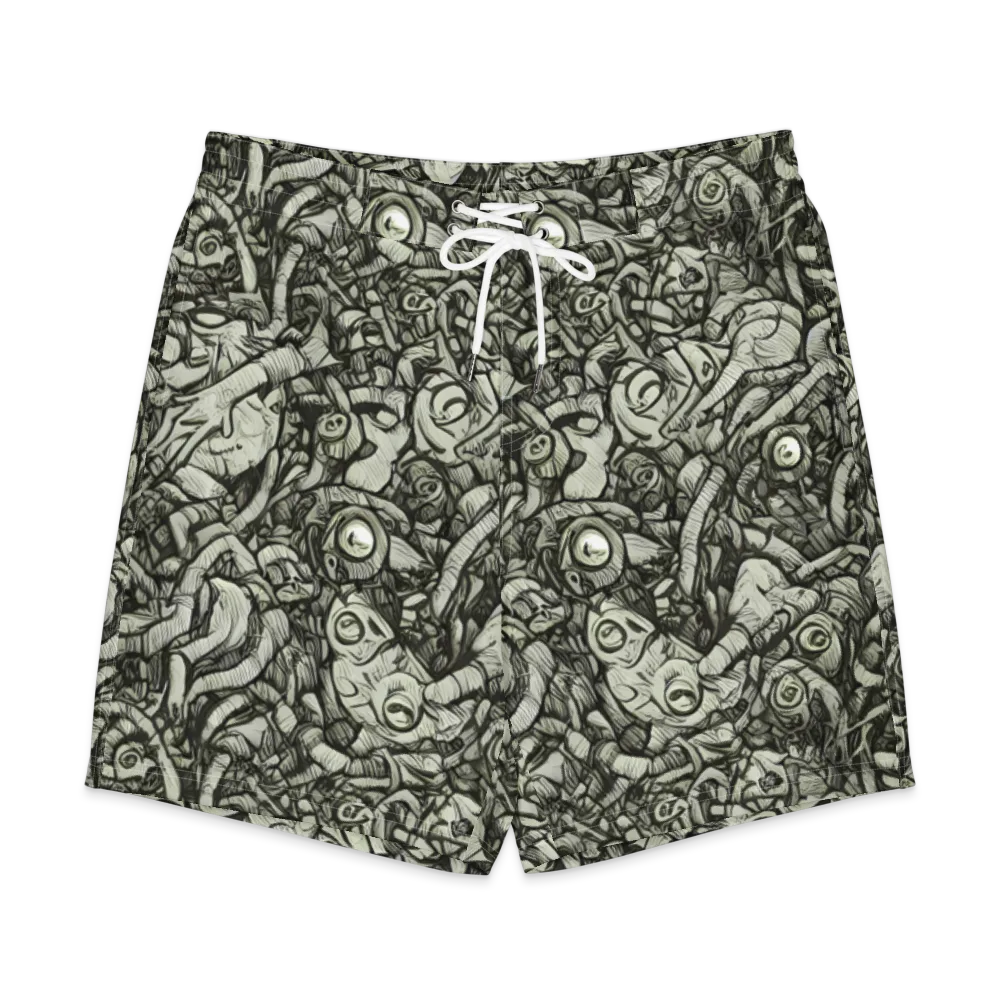 Inkwood Labyrinth on Men's Board Shorts — Front