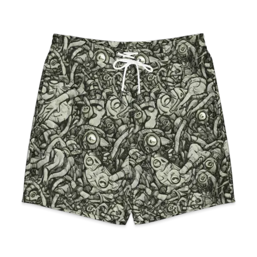 Inkwood Labyrinth on a Men's Board Shorts