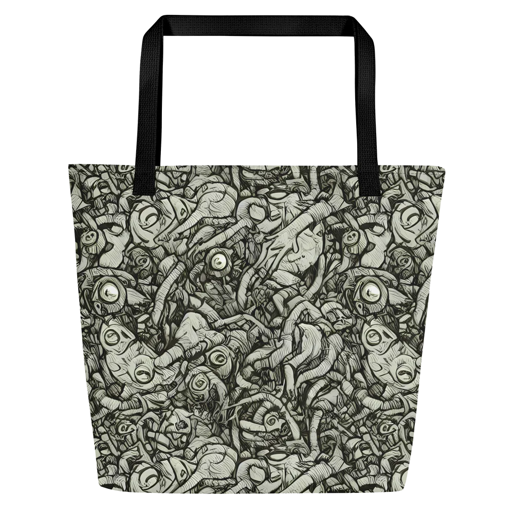 Inkwood Labyrinth on Large Tote Bag W/ Pocket — Front