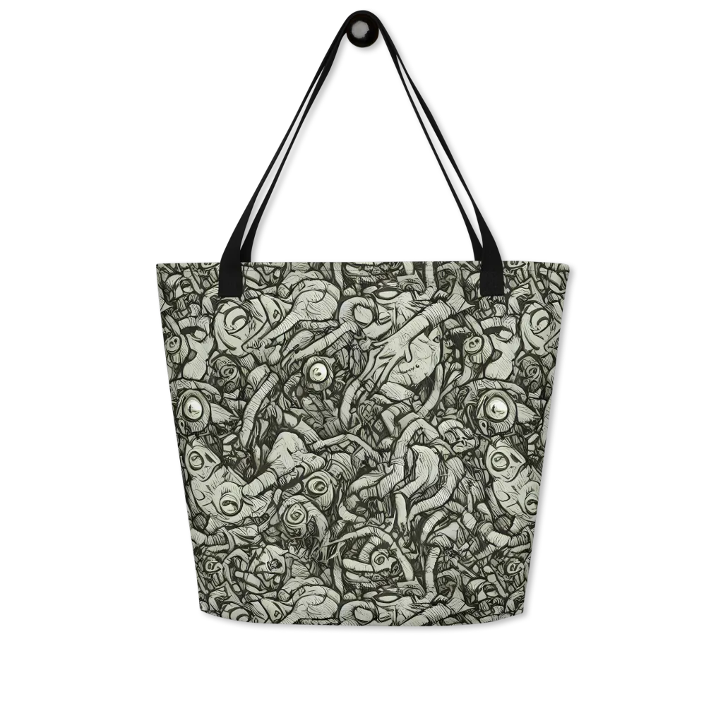 Inkwood Labyrinth on Large Tote Bag W/ Pocket — Front