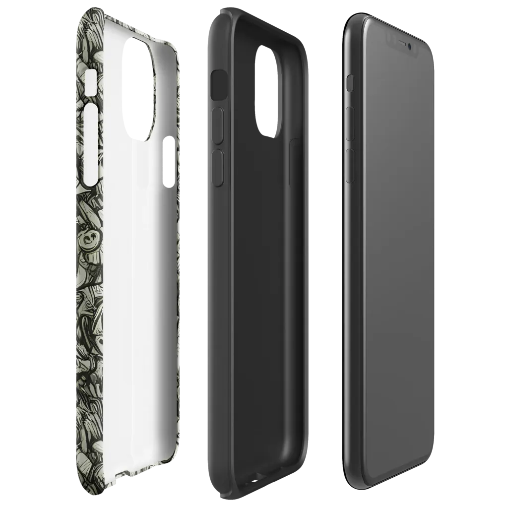 Inkwood Labyrinth on Tough Case for iPhone® — Right