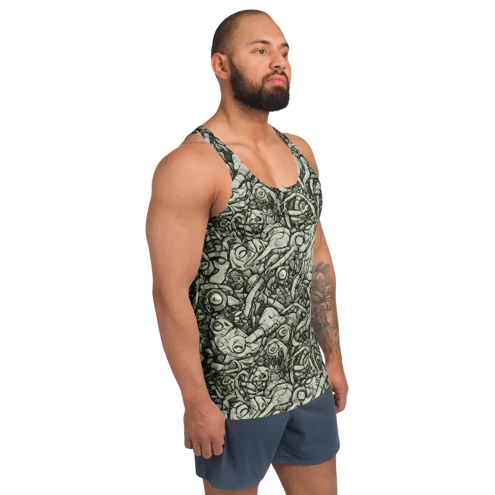 Inkwood Labyrinth on Men's Tank Top — Right Front