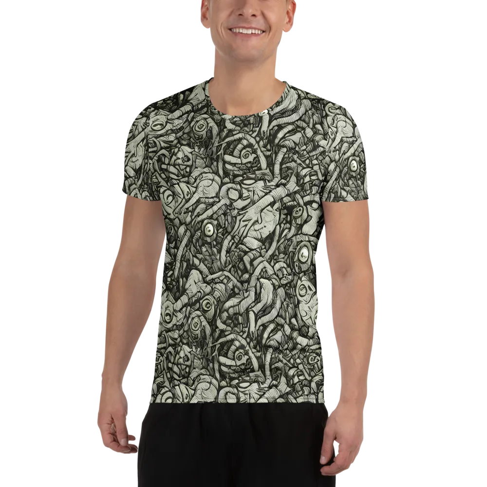 Inkwood Labyrinth on Men's Athletic T-Shirt — Front