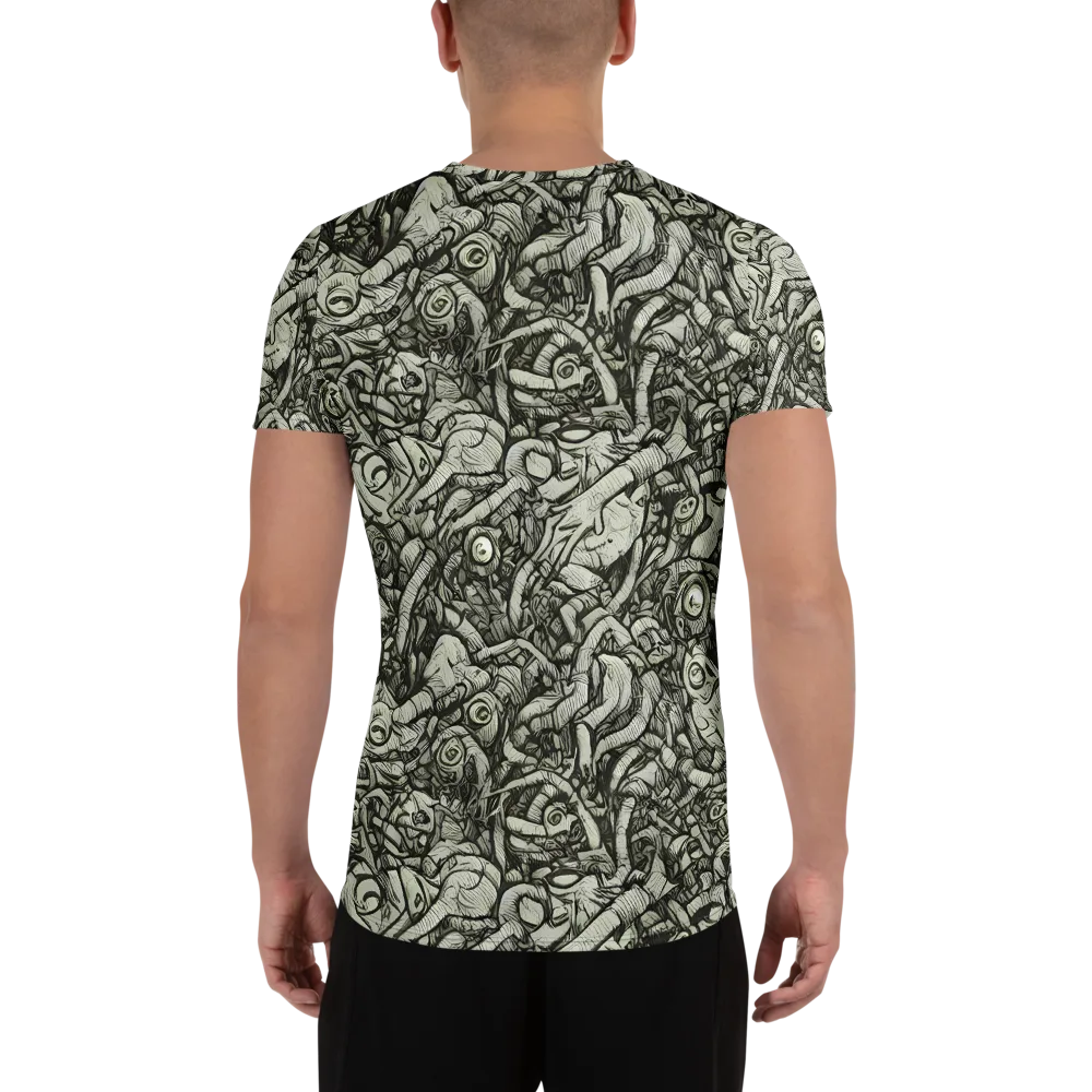 Inkwood Labyrinth on Men's Athletic T-Shirt — Back