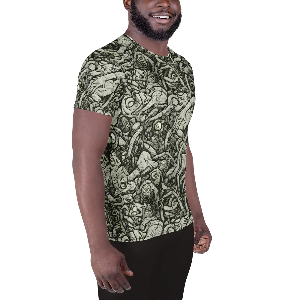 Inkwood Labyrinth on Men's Athletic T-Shirt — Right